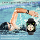 BETTDOW Ai modelo GPS + smartwatch Alexa com mais de 100 modos desportivos, à prova de água 3ATM,Monitorar a saúde,Chamadas via Bluetooth, Assistente de voz Alexa