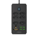 Extensão tomada,Extensão elétrica,Tomada usb,Filtro de linha de tomada,Regua tomadas de energia,Extensao eletrica,110-220V,10A