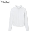 Jcolour Jaqueta Feminina UV Slim para Yoga e Ciclismo com Proteção UV50+