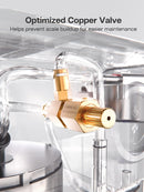 HiBREW 20Bar Máquina de café expresso semiautomática com temperatura ajustável fria/quente super fina cafeteira cappuccino H10B