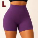 Shorts Femininos de Poliamida Canelada para Academia e Fitness com Zero Transparência e Elasticidade para Treino