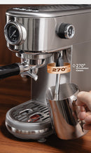 HiBREW 20Bar Máquina de café expresso semiautomática com temperatura ajustável fria/quente super fina cafeteira cappuccino H10B