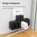 Extensão tomada,Extensão elétrica,Tomada usb,Filtro de linha de tomada,Regua tomadas de energia,Extensao eletrica,110-220V,10A