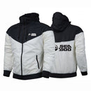 Jaqueta Esportiva Premium Masculina BRP Sea-Doo com Estampa de Logo, Corta-Vento, para Primavera/Outono, Modelo 2026, Nova Coleção