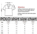 Camisa Polo Masculina de Verão 2026 com Estampa Listrada, Respirável, Leve, Casual e Elegante para Uso Externo