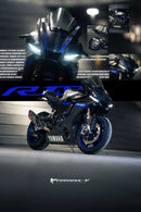YAMAHA Yamaha MotoGP Factory Team Motocicleta Equitação Camisa POLO de algodão estampada masculina de manga curta