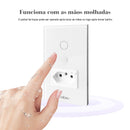 Tuya?Alexa,Google Assistant,10A,Interruptor Brasil Light,tomada inteligente wifi,interruptor inteligente,Sensor de Toque,Coibeu