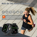 BETTDOW Ai modelo GPS + smartwatch Alexa com mais de 100 modos desportivos, à prova de água 3ATM,Monitorar a saúde,Chamadas via Bluetooth, Assistente de voz Alexa