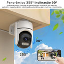 1peças 2 peças de câmera PTZ WiFi Câmera IP externa Vigilância por vídeo Proteção de segurança residencial Detecção iCsee