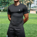 Camiseta Jcolour GORE-TEX Quick-Dry, Secagem Rápida, Respirável, Anti-Suor, Esportiva Fitness Academia, Tecido Elástico