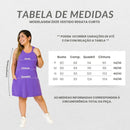 Vestido Regata Curto Estonado 100% algodão