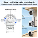 1peças 2 peças de câmera PTZ WiFi Câmera IP externa Vigilância por vídeo Proteção de segurança residencial Detecção iCsee