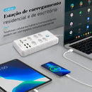 Extensão tomada,Extensão elétrica,Tomada usb,Filtro de linha de tomada,Regua tomadas de energia,Extensao eletrica,110-220V,10A