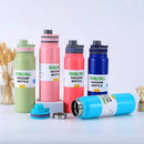 Garrafa Térmica Portátil de 800ML para Atividades ao Ar Livre com Filtro de Chá, Copo Térmico de Aço Inoxidável, Garrafa à Prova de Vazamentos para Esportes