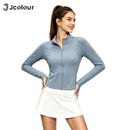 Jcolour Jaqueta Feminina UV Slim para Yoga e Ciclismo com Proteção UV50+